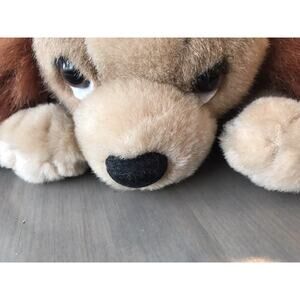 Vintage adorable Walt Disney Lady & The Tramp Plush Dog 8” Waiting In Play Pose!